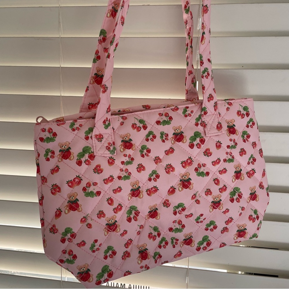 Sweetly strawberry mini tote brand new no flaws